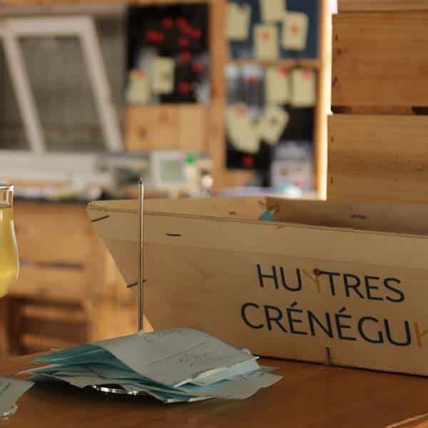 Bourriche huîtres Crénéguy.